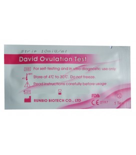 Testas ovuliacijai nustatyti "DAVID" (juostelė, jautrumas -10mIU/ml)
